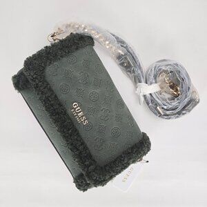 GUESS Davika Flap Shoulder Bag Shoulder Handbag - Forest